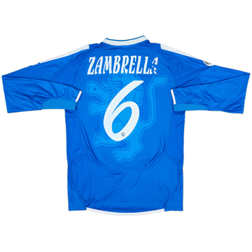 2008-09 Brescia Maillot de match Domicile ML Zambrella #6