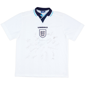 1995-97 England Squad Maillot domicile signé #7 - 8/10 - (XL)