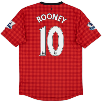 2012-13 Manchester United Maillot domicile Rooney #10 - 6/10 - (S)