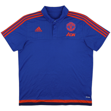 2015-16 Manchester United adidas Polo - 9/10 - (XL)