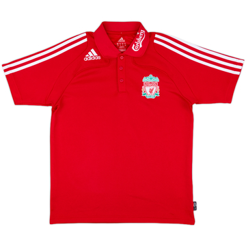 2008-09 Liverpool adidas Polo - 9/10 - (M)