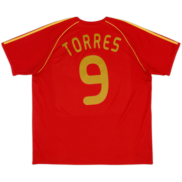 2008-09 Spain Maillot domicile basique Torres #9 - 5/10 - (XL)