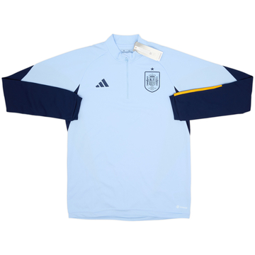 2022-24 Espagne adidas Haut d'entraînement 1/4 zip (M)
