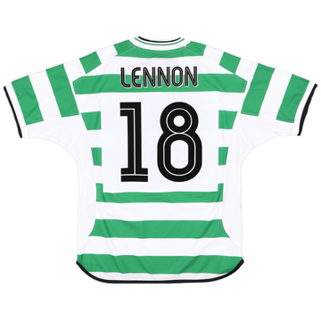 2001-03 Celtic Maillot domicile Lennon #18 - 8/10 - (M)