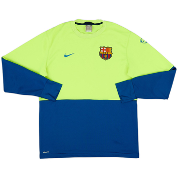 2009-10 Barcelona Nike Sweat-shirt - État 8/10 - (M)