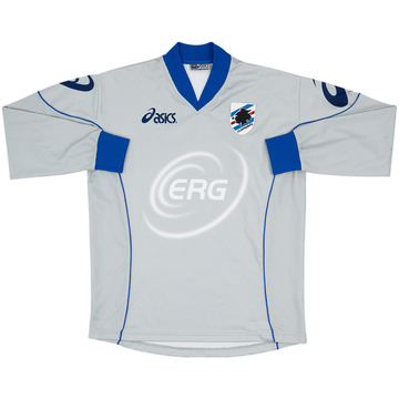 2003-04 Sampdoria Asics Maillot d'entraînement manches longues - 9/10 - (S)