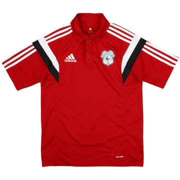 2016-17 Cardiff City adidas Polo - 8/10 - (S)