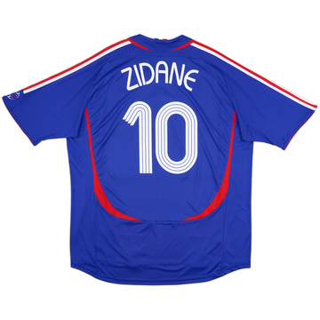 2006-07 France Maillot Domicile Zidane #10 - 8/10 - (S)