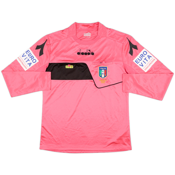 2017-18 Italy Diadora Maillot Arbitre L/S - 9/10 - (M)