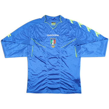 2013-14 Italy Diadora Maillot arbitre ML - 9/10 - (M)