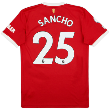 Maillot Domicile Manchester United 2021-22 Sancho #25 - 9/10 - (S)