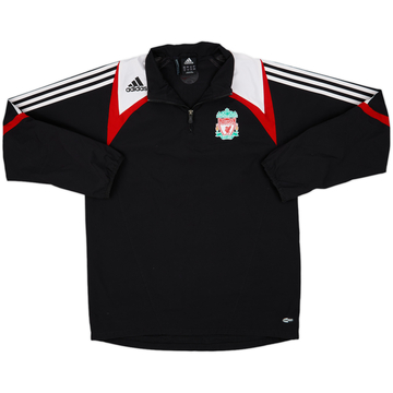 2007-08 Liverpool adidas Haut d'entraînement 1/4 Zip - 8/10 - (M)