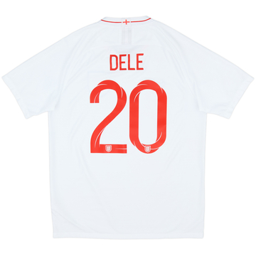 2018-19 England Maillot Domicile Dele #20 - 8/10 - (L)