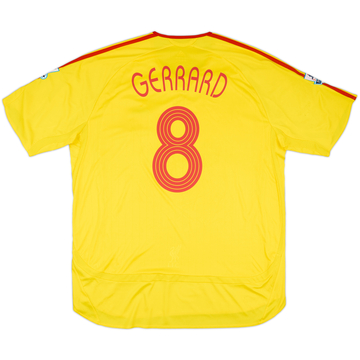 2006-07 Liverpool Maillot Extérieur Gerrard #8 - 7/10 - (XXL)