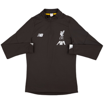 2019-20 Liverpool New Balance Haut d'entraînement 1/4 zip - 10/10 - (XL.Boys)