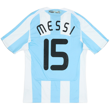 2007-09 Argentina Maillot domicile Messi #15 - 7/10 - (M)