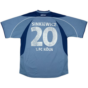 2004-05 Koln Troisième Maillot Sinkiewicz #20 - 5/10 - (XXL)