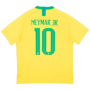 Maillot Domicile Brésil 2018-19 Neymar Jr #10 - 8/10 - (L)