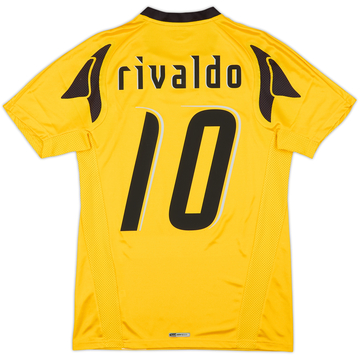 2007-08 AEK Athens Maillot Domicile Rivaldo #10 - 6/10 - (S)