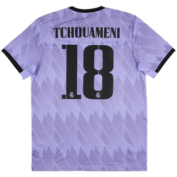 2022-23 Real Madrid Maillot extérieur Tchouameni #18 - 8/10 - (L)
