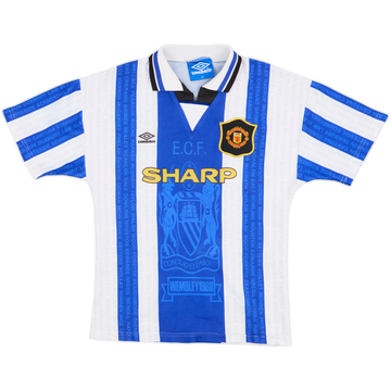 1994-96 Manchester United Maillot Third - 8/10 - (L.Boys)