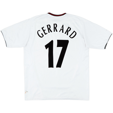 2003-04 Liverpool Maillot extérieur Gerrard #17 - 6/10 - (XL)