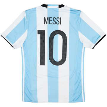 2016-17 Argentina Maillot Domicile Messi #10 - 6/10 - (S)