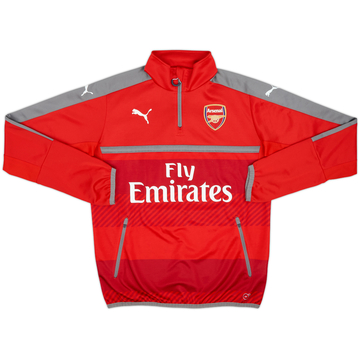 2016-17 Arsenal Puma Sweat-shirt 1/4 Zip - 9/10 - (M)