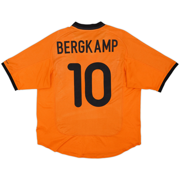 2000-02 Netherlands Maillot Domicile Bergkamp #10 - 4/10 - (L)