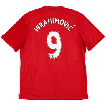 2016-17 Manchester United Maillot Domicile Ibrahimovic #9 - 7/10 - (XL)