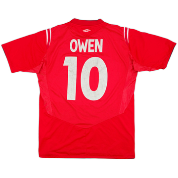 2004-06 England Maillot extérieur Owen #10 - 5/10 - (M)