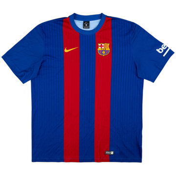 2016-17 Barcelona Maillot Domicile Basique - 8/10 - (XL)