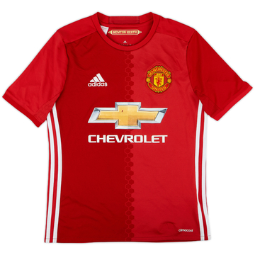 2016-17 Manchester United Maillot Domicile - 5/10 - (L.Boys)