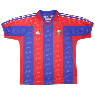 1995-97 Barcelona Maillot Domicile - 7/10 - (XL)