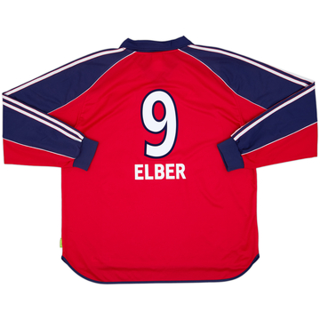 1999-01 Bayern Munich Maillot domicile ML version joueur Elber #9 - 8/10 - (XL)