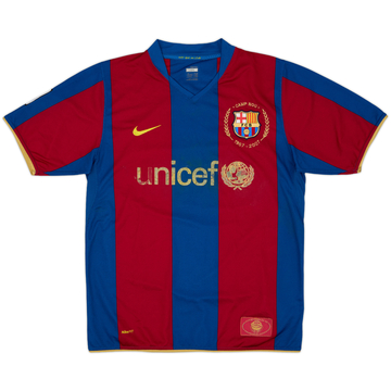 2007-08 Barcelona Maillot Domicile - 4/10 - (M)