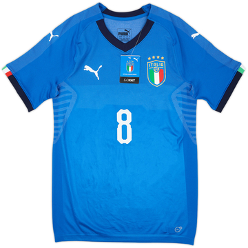 2018-19 Italie Maillot Domicile Authentique #8 (XL)