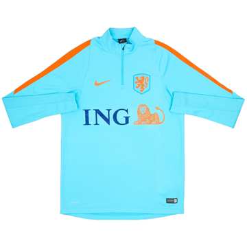 2016-17 Netherlands Nike Haut d'entraînement 1/4 zip - 8/10 - (M)