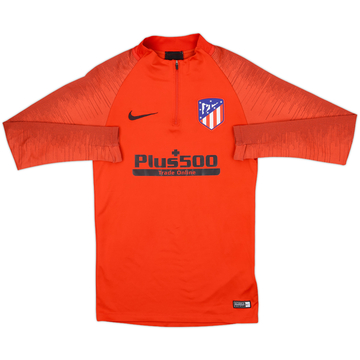 2019-20 Atletico Madrid Nike Haut d'entraînement 1/4 zip - 8/10 - (XS)