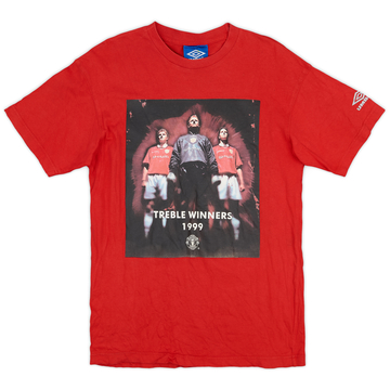 1999-00 Manchester United Umbro T-shirt graphique - 9/10 - (S)