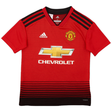 2018-19 Manchester United Maillot domicile - 9/10 - (S.Boys)