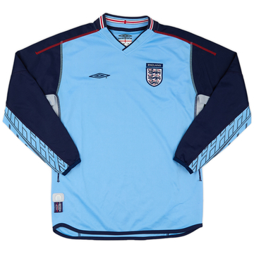 2002-04 England Maillot GK - 7/10 - (L. Garçons)
