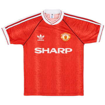 1990-92 Manchester United Maillot domicile - 8/10 - (S)