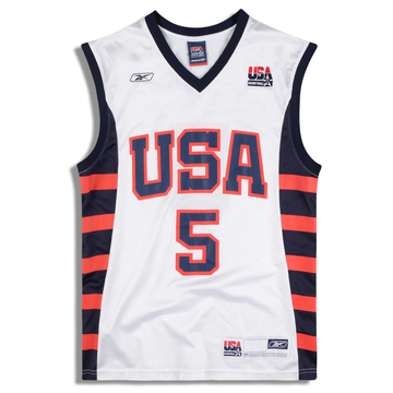 2004 USA Kidd #5 Reebok Maillot (Domicile) XL