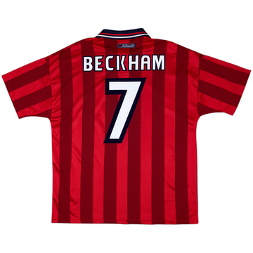 1998 England FIFA World Cup Maillot extérieur Beckham #7 - 9/10 - (L)