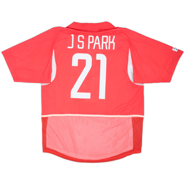 2002-03 Corée du Sud Maillot domicile Version joueur J.S.Park #21 - 10/10 - (L)