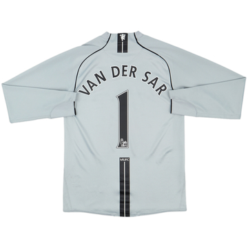 2007-08 Manchester United Maillot GK Van Der Sar #1 - 10/10 - (S)
