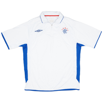 2007-08 Rangers Umbro Polo 1/4 zip - 8/10 - (L)