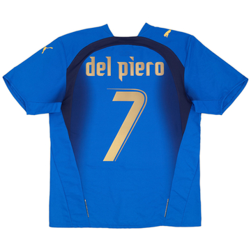 2006 Maillot Domicile Italie Del Piero #7 - 6/10 - (S)