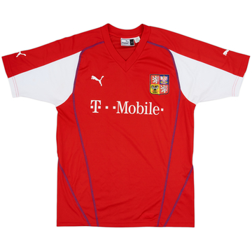 2004-05 Czech Republic Maillot Domicile Basique - 5/10 - (L)